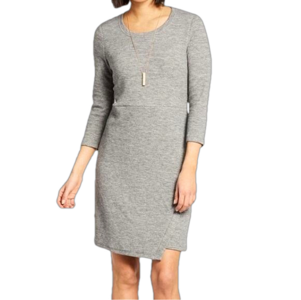 Evereve Collective Concepts NWT Gray Knit Dress XS
